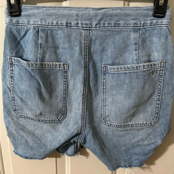 American Eagle drawstring Jean shorts - Picture 2 of 5